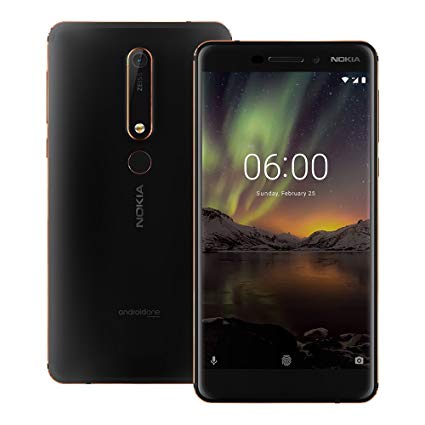 Nokia 6.1 - 32 GB - Copper Black - Unlocked - GSM - Click Image to Close