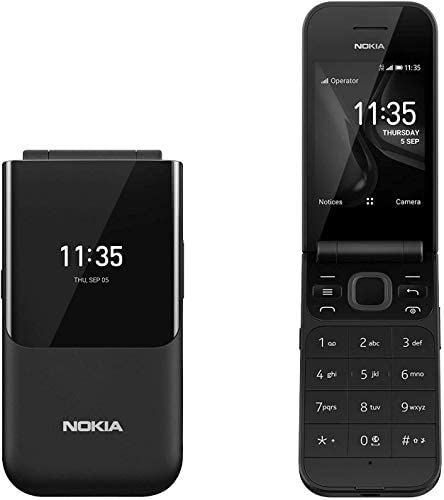 Nokia 2720 Fold Cellular phone - GSM - Black - Click Image to Close