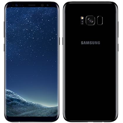 Samsung Galaxy S8+ - 64 GB - Midnight Black - Straight Talk - GS - Click Image to Close