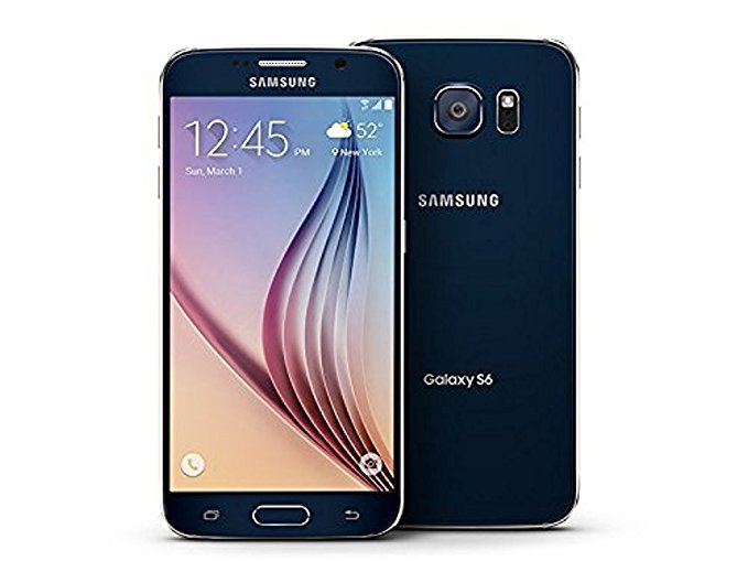 Samsung Galaxy S6 - 32 GB - Black Sapphire - Total Wireless - CD - Click Image to Close