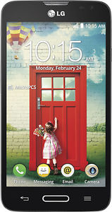 MetroPCS - LG Optimus L70 4G No-contract Cell Phone - Black